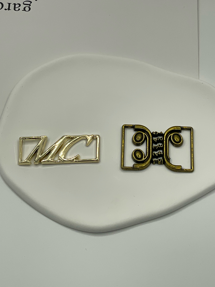 Antique Brass Metal Waist Adjustment Buckle