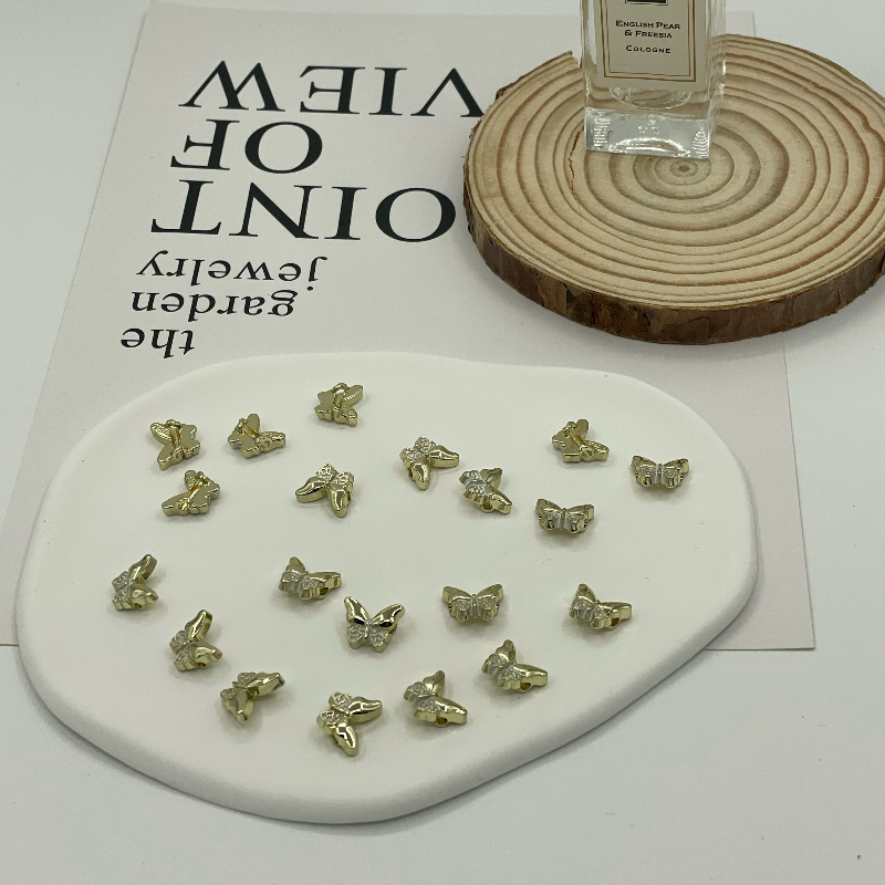 Embossed Butterfly Metal Connector Links for Clothing Hat Sock Glove Bag Decoration - Image 2
