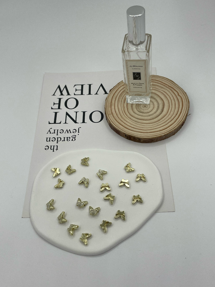 Embossed Butterfly Metal Connector Links for Clothing Hat Sock Glove Bag Decoration - Image 4
