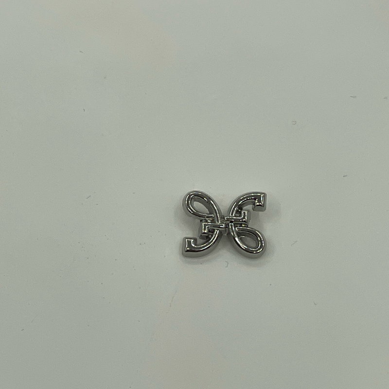 Custom Silver Hollow Ribbon Bow Metal Connector Charms for Bra Lingerie Strap Clothing Decor - Image 7